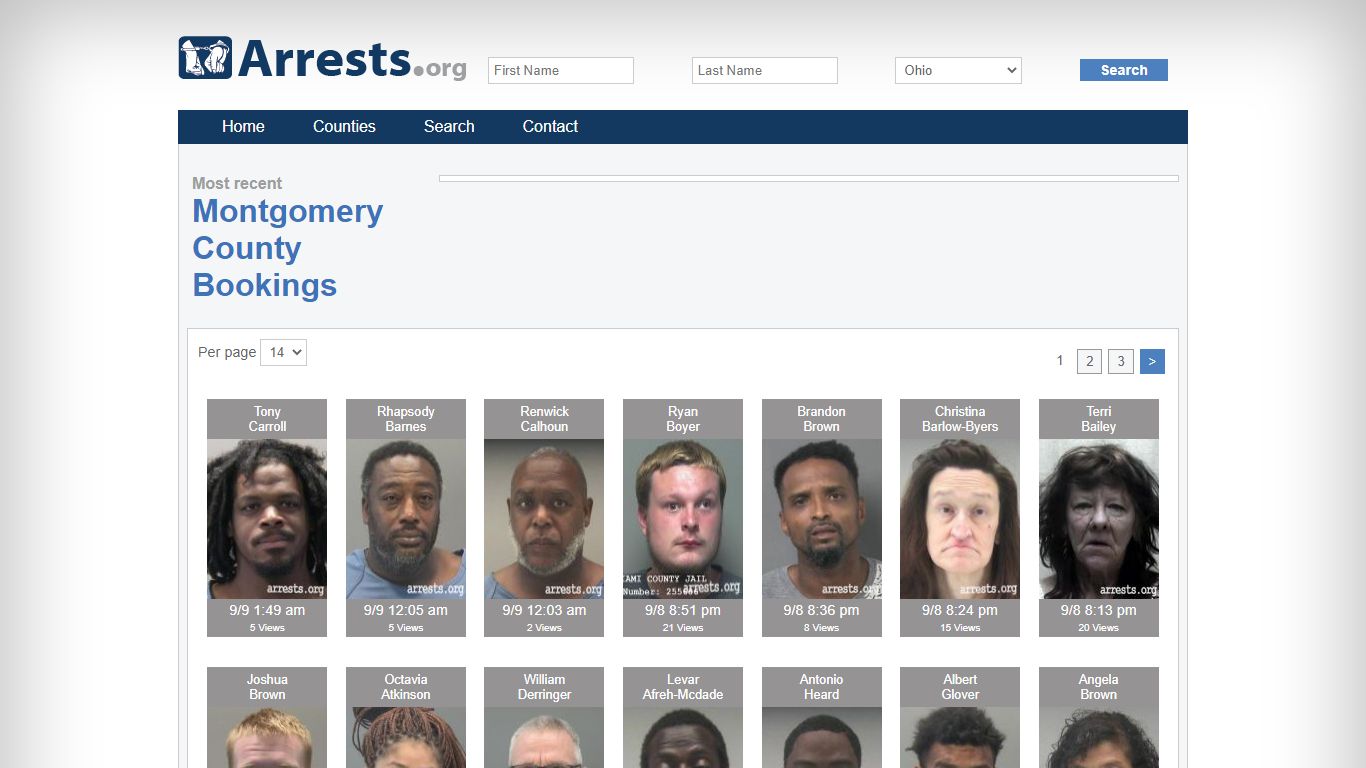 Montgomery County Arrests and Inmate Search