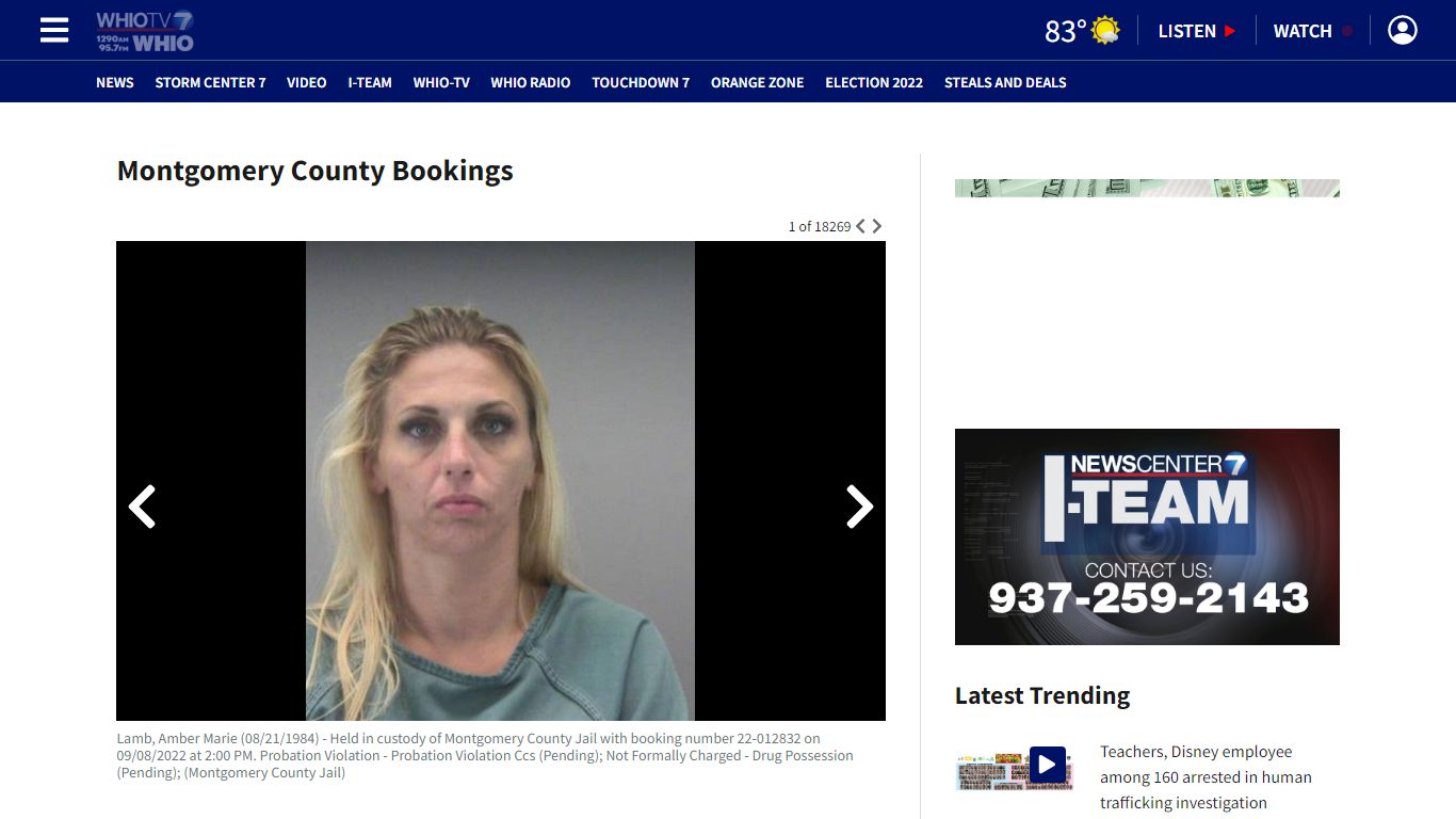 Montgomery County Inmates – WHIO TV 7 and WHIO Radio